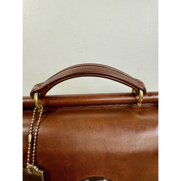 Vintage COACH Willis #9927 Brown Leather Crossbody HandBag Beautiful Condition - Picture 14 of 17